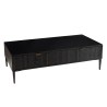 Table basse GLORIA en manguier noir
