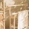 WILL Double Towel Rack - Natural Teak Branches