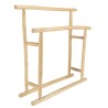 WILL Double Towel Rack - Natural Teak Branches