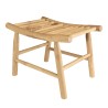 WILL Stool - Natural Teak Branches with Openwork Seat
