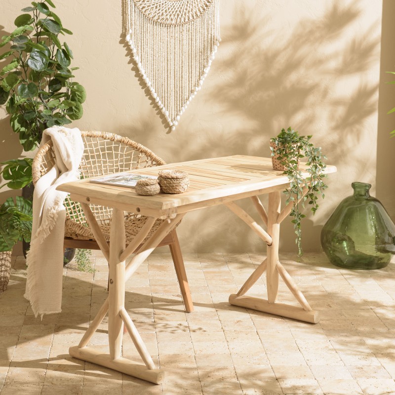 WILL Desk 120x60cm - Natural Teak Branches WILL Desk 120x60cm - Natural Teak Branches
