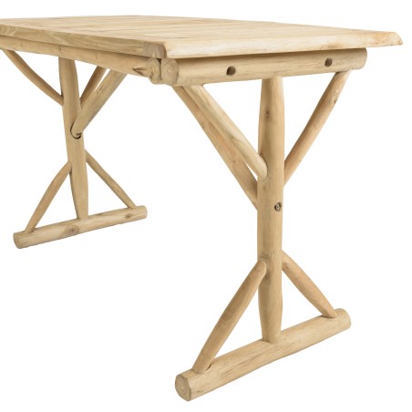 WILL Desk 120x60cm - Natural Teak Branches