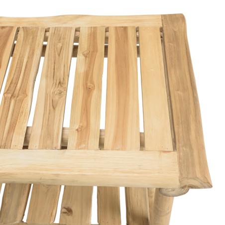 WILL Double Tray Console Table - Natural Teak Branches