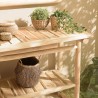 Console WILL en branches de teck naturel