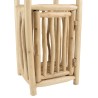 WILL - 2-tier Shelf with 1 Door in Natural Teak Branches
