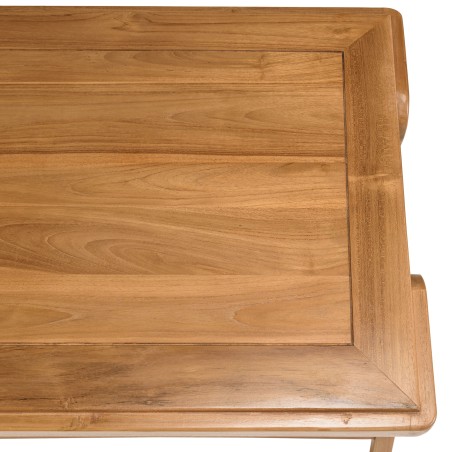 WILL - FLORES Rectangular Coffee Table with Double Top in Teak