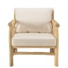 Ensemble BORNEO WILL : canapé 2 p. 2 fauteuils 1 table basse en teck