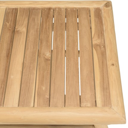 Ensemble BORNEO WILL : canapé 2 p. 2 fauteuils 1 table basse en teck