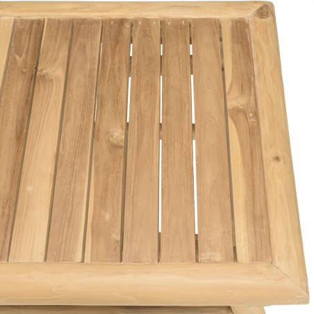 Ensemble BORNEO WILL : canapé 2 p. 2 fauteuils 1 table basse en teck