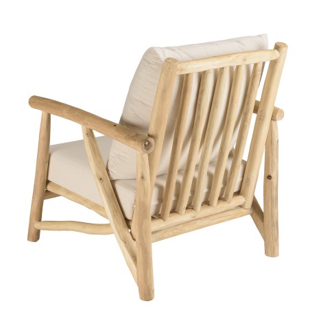 WILL - MADURA Set: 2-Seater Sofa, 2 Armchairs, Teak Coffee Table