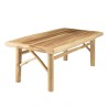 WILL - MADURA Set: 2-Seater Sofa, 2 Armchairs, Teak Coffee Table