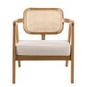 Ensemble FLORES en teck - Canapé 2 p., 2 fauteuils, 1 table basse