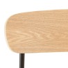 Lot de 2 chaises écolier en bois de frêne
