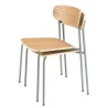 Lot de 2 chaises écolier bois de frêne
