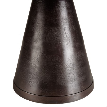 JOHAN Round Table 80cm - Brass-Colored Aluminum