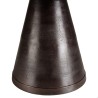 JOHAN Round Table 80cm - Brass-Colored Aluminum