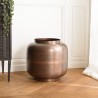 Vase JOHAN en acier couleur bronze cuivré