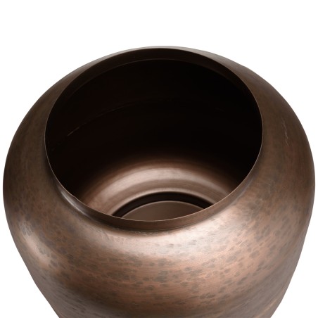 Vase JOHAN en acier couleur bronze cuivré