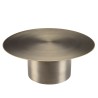 Table basse ronde JAMES en fer noir 80x80cm