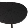 Table d'appoint ovoïde JAMES - Noir mat