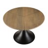 Table d'appoint JAMES en bois de manguier 65x65cm