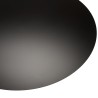 JAMES Round Coffee Table 110x110cm - Black Iron Top and Gold Striped Legs