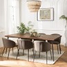 KIARA Rectangular Dining Table 220x100cm - Recycled Wood
