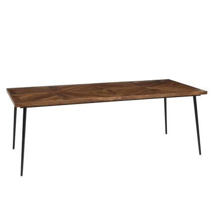 Table à manger KIARA en bois recyclé 220x100cm