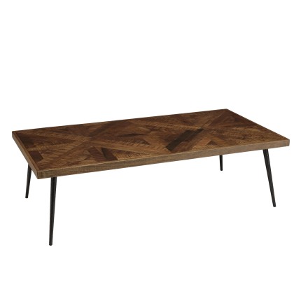 Table basse rectangulaire KIARA en bois recyclé
