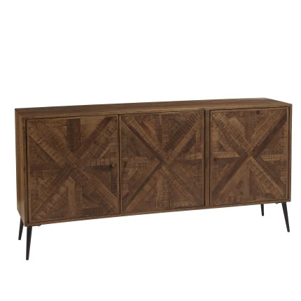 Buffet KIARA - Bois recyclé 3 portes