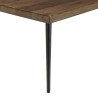 KIARA Rectangular Coffee Table 135x70cm - Recycled Wood & Metal Legs