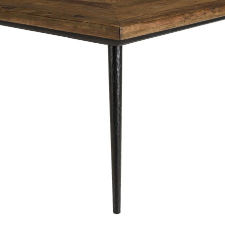 Table basse KIARA - Formes géométriques en bois recyclé