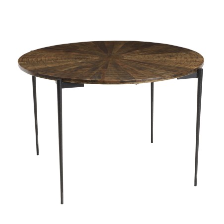 KIARA Round Dining Table 120x120cm Recycled Wood