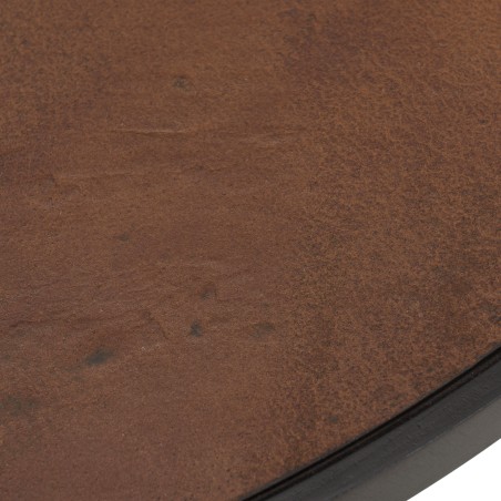 Table à manger BASILE 120x120 couleur rouille