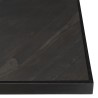 BASILE Dining Table 220x100cm Black Stone Effect Top
