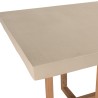 WALLY Rectangular Dining Table 243x100cm in Beige Concrete