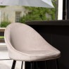TOM - Set of 2 Buff Velvet Island Stools