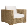Valeria 6-Seater Garden Furniture Set - Beige Synthetic Rattan