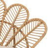 KALLY - Honey Brown Rattan Flower Armchair
