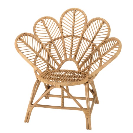 Fauteuil en rotin KALLY - Style bohème