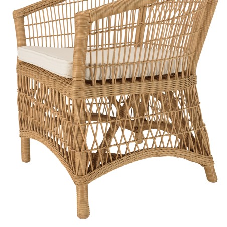 Fauteuil en rotin naturel KALLY - Confort et élégance
