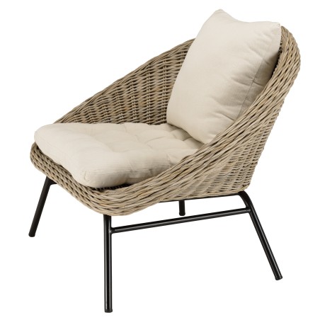 Fauteuil lounge KALLY en kubu
