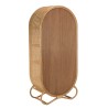 Armoire en rotin KALLY 2 portes cannage brun miel