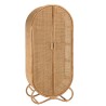 Armoire en rotin KALLY 2 portes cannage brun miel