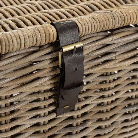 KALLY Storage Chest in Natural Kubu 100cm