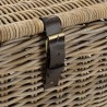 KALLY Storage Chest in Natural Kubu 100cm