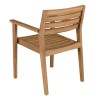 Lot de 2 fauteuils de jardin en teck KALLY