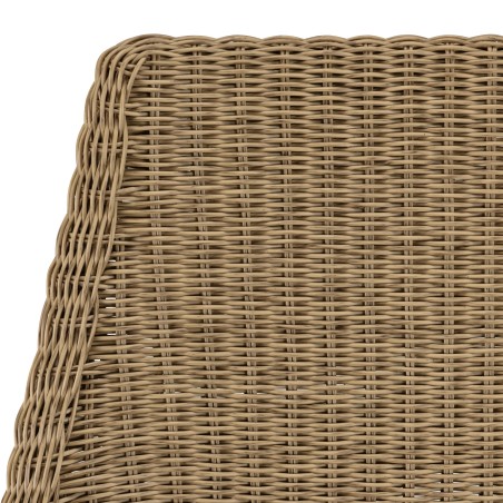KALLY - Set of 2 Synthetic Rattan Garden Chairs with Cushions