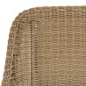 KALLY - Set of 2 Synthetic Rattan Garden Armchairs with Cushions