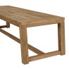 Table à manger jardin en teck recyclé 300x95cm